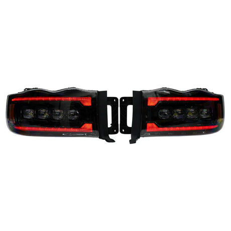 Dodge Ram HD: Multicolor Flow Series NOVA Headlights (2002-2005)