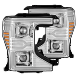 20-22 Ford Super Duty LUXX-Series LED Projector Headlights Chrome