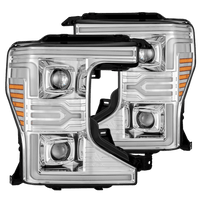 20-22 Ford Super Duty LUXX-Series LED Projector Headlights Chrome