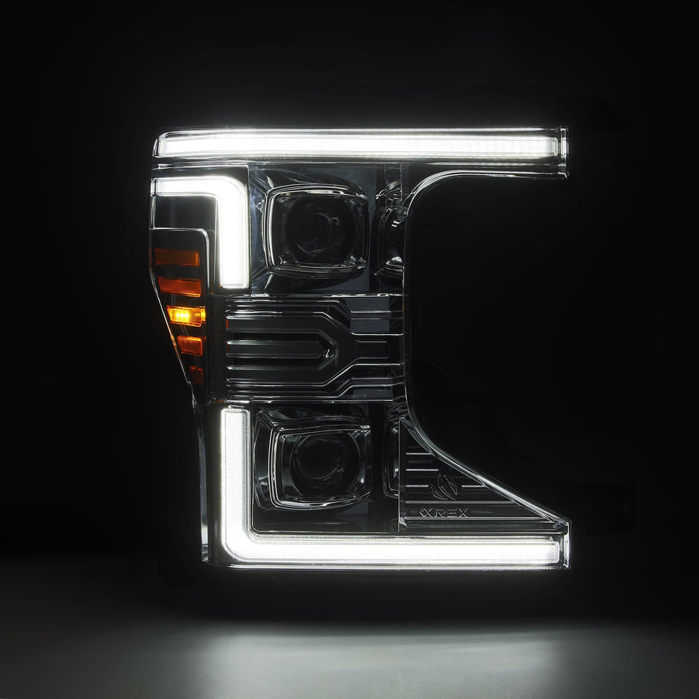 20-22 Ford Super Duty LUXX-Series LED Projector Headlights Alpha-Black