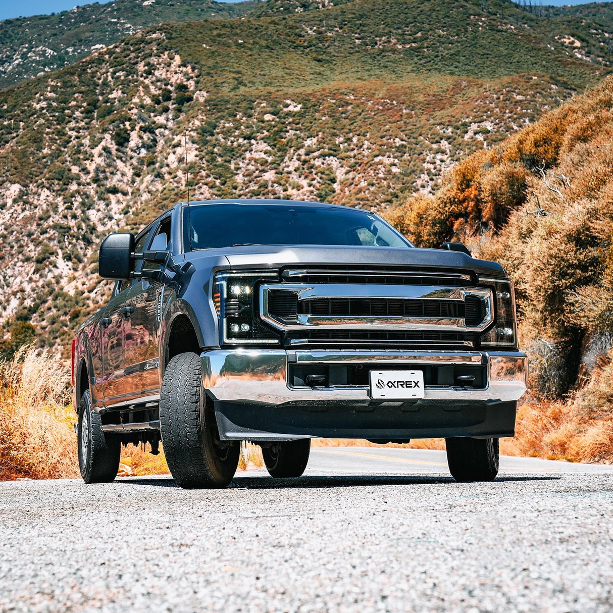 20-22 Ford Super Duty NOVA-Series LED Projector Headlights Black