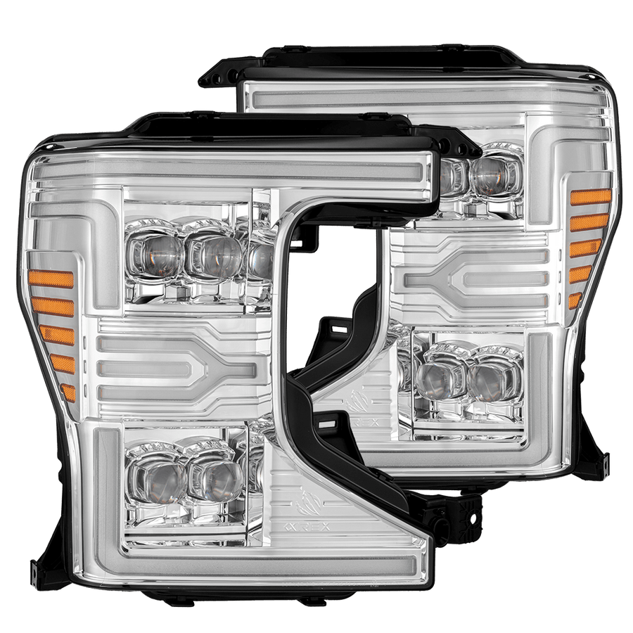 20-22 Ford Super Duty NOVA-Series LED Projector Headlights Chrome