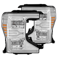 20-22 Ford Super Duty NOVA-Series LED Projector Headlights Chrome