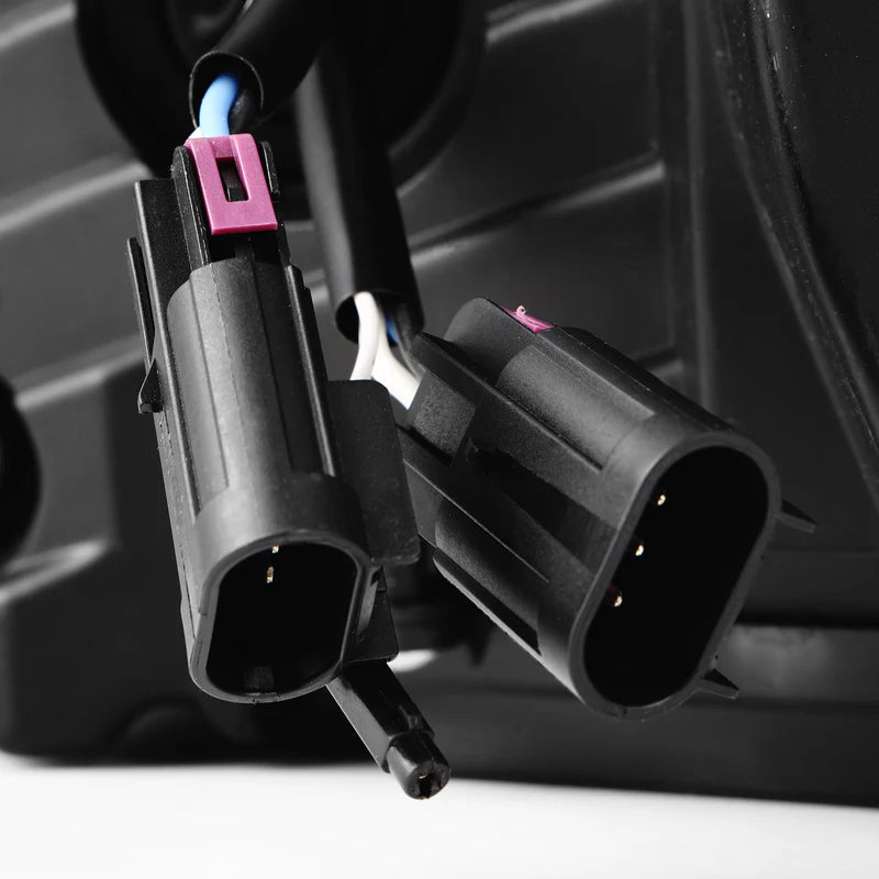 20-22 Ford Super Duty PRO-Series Halogen Projector Headlights Alpha-Black