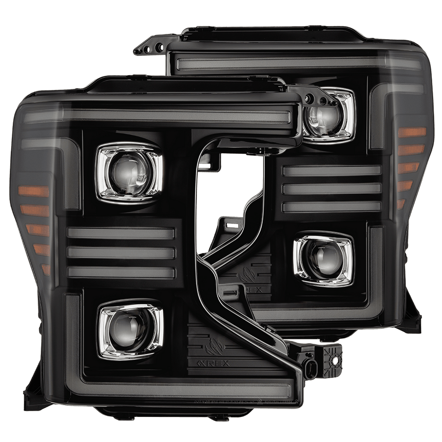 20-22 Ford Super Duty NOVA-Series LED Projector Headlights Black