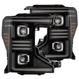 20-22 Ford Super Duty NOVA-Series LED Projector Headlights Black