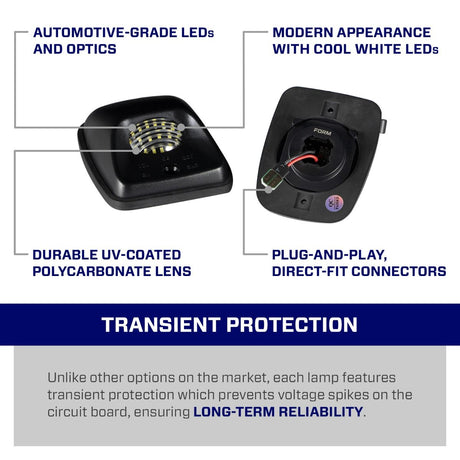 1995-2004 Toyota Tacoma LED License Plate Lights (pair)