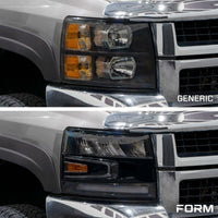 2007-2013 Chevrolet Silverado LED Reflector Headlights (pair)