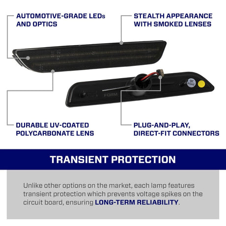 2010-2014 Ford Mustang LED Sidemarkers (set)