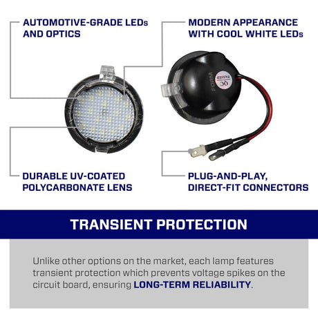 2011-2019 Ford Explorer LED Puddle Lights (pair)