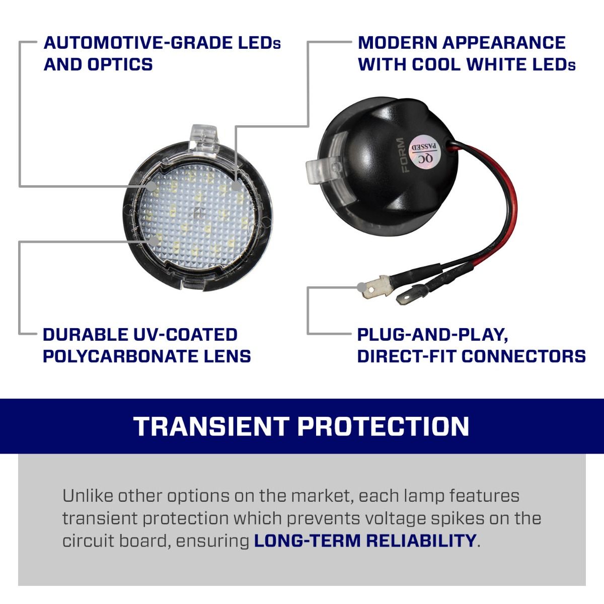 2002-2005 Mercury Sable LED Puddle Lights (pair)