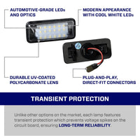 2013-2015 Subaru XV Crosstrek LED License Plate Lights (pair)