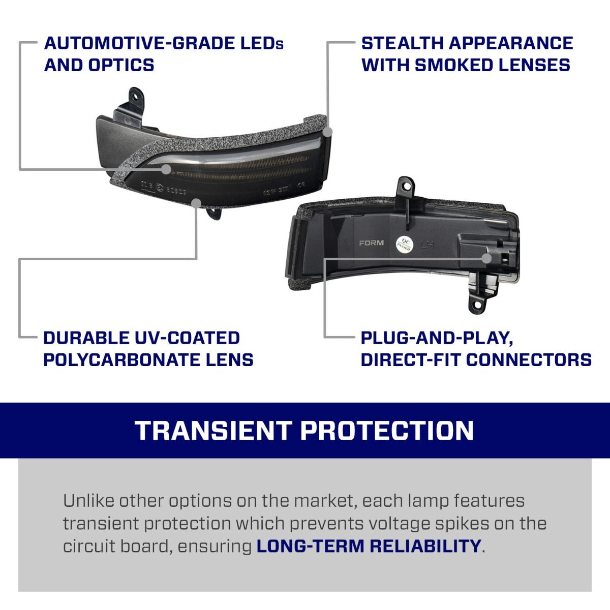 2012-2016 Subaru Impreza LED Mirror Lights (pair)