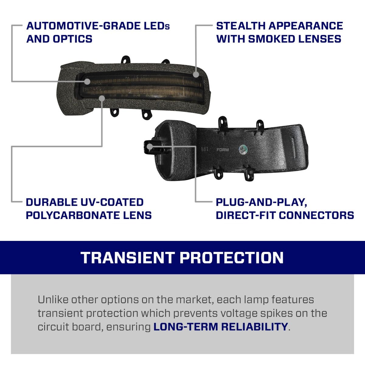 2012-2015 Toyota Tacoma LED Mirror Lights (pair)