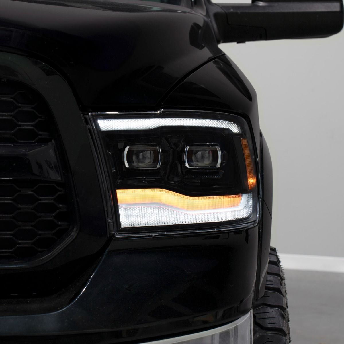 2009-2018 Ram 1500/2500/3500 LED Projector Headlights (pair)