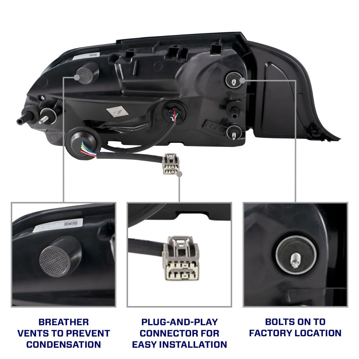 2015-2023 Ford Mustang LED Tail Lights (pair)