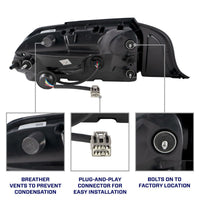 2015-2023 Ford Mustang LED Tail Lights (pair)