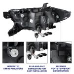 2016-2023 Toyota Tacoma LED Projector Headlights with Selectable DRL (pair)