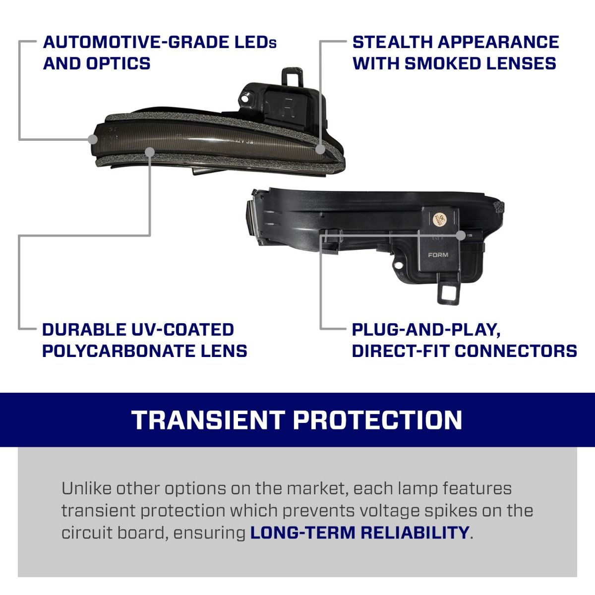 2016-2023 Toyota Tacoma LED Mirror Lights (pair)