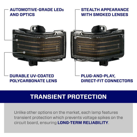 2017-2022 Ford Super Duty LED Mirror Lights (pair)