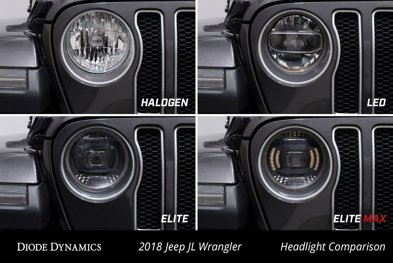 Elite LED Headlights for 2020-2025 Jeep Gladiator