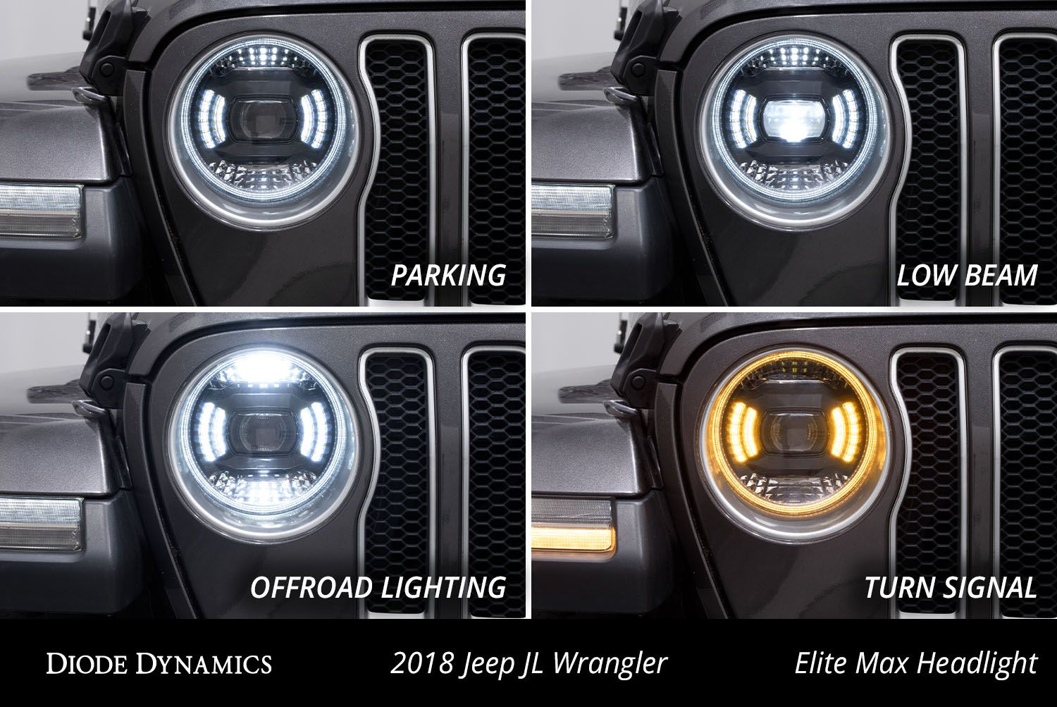 Elite LED Headlights for 2020-2025 Jeep Gladiator