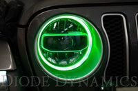 RGBW HD LED Halos for 2018-2025 Jeep JL Wrangler (pair)