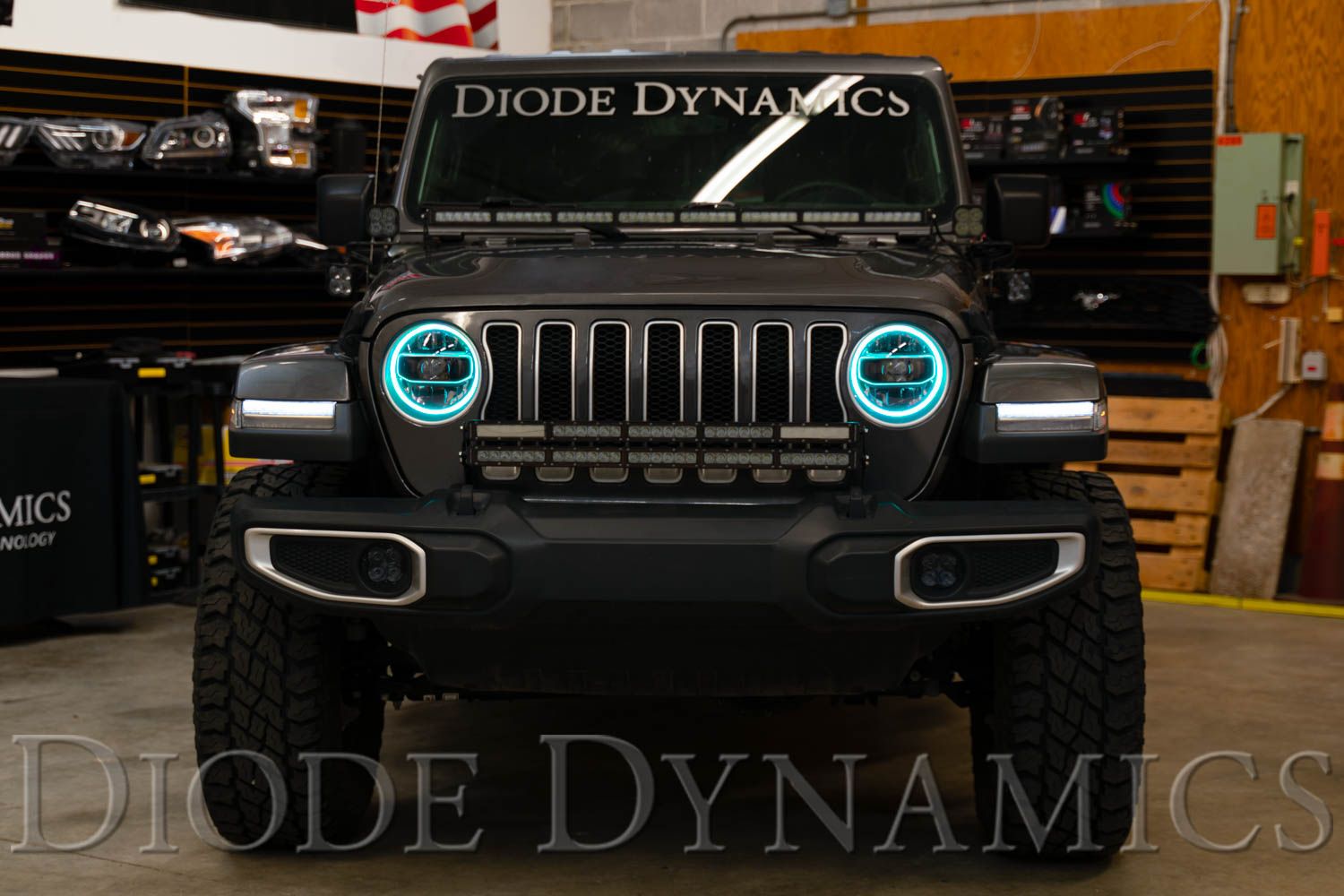 RGBW HD LED Halos for 2018-2025 Jeep JL Wrangler (pair)