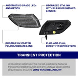 2018-2025 Jeep JL Wrangler LED Sidemarkers (pair)