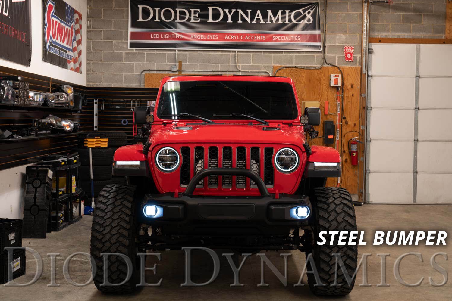 SS3 LED Fog Light Kit for 2020-2025 Jeep Gladiator
