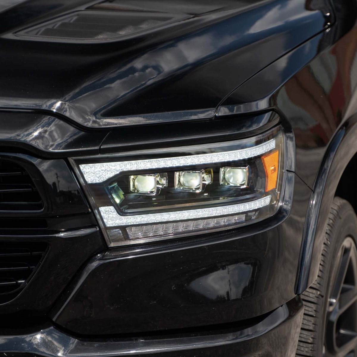 2019-2024 Ram 1500 Sequential LED Projector Headlights (pair)