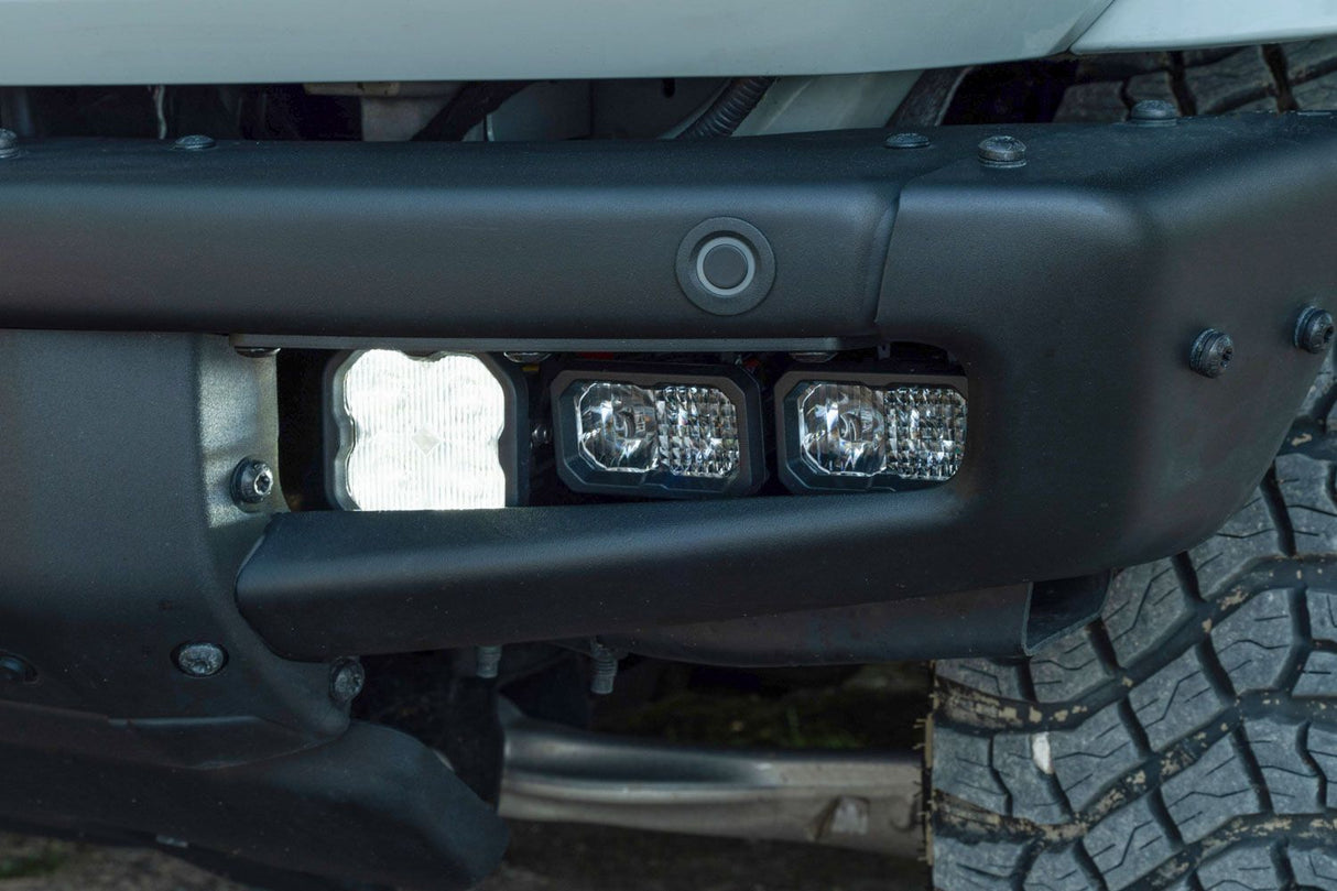 Stage Series Fog Pocket Kit for 2021-2025 Ford Bronco (w/ Steel Bumper)