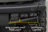 Stage Series Fog Pocket Kit for 2021-2025 Ford Bronco (w/ Steel Bumper)
