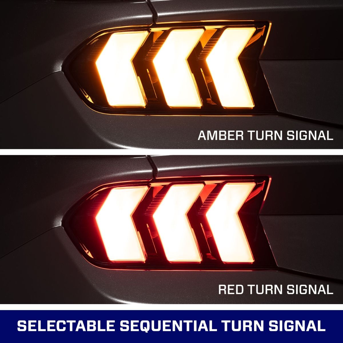 2024-2025 Ford Mustang Sequential LED Tail Lights (pair)