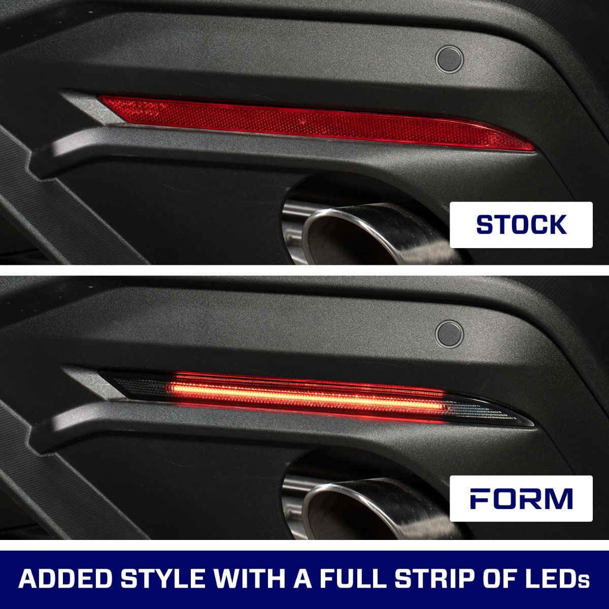 2024-2025 Ford Mustang LED Rear Reflectors (pair)