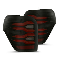 10-24 Toyota 4Runner LUXX-Series LED Tail Lights Black-Red
