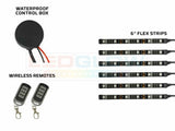 Advanced Ice Blue LED Mini Motorcycle Lighting Kit