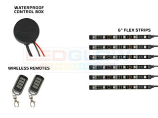 Advanced Pink LED Mini Motorcycle Lighting Kit