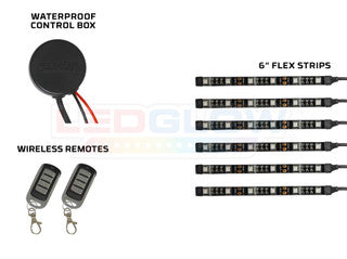 Advanced Red LED Mini Motorcycle Lighting Kit
