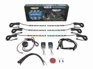 Advanced Ice Blue LED Mini Motorcycle Lighting Kit