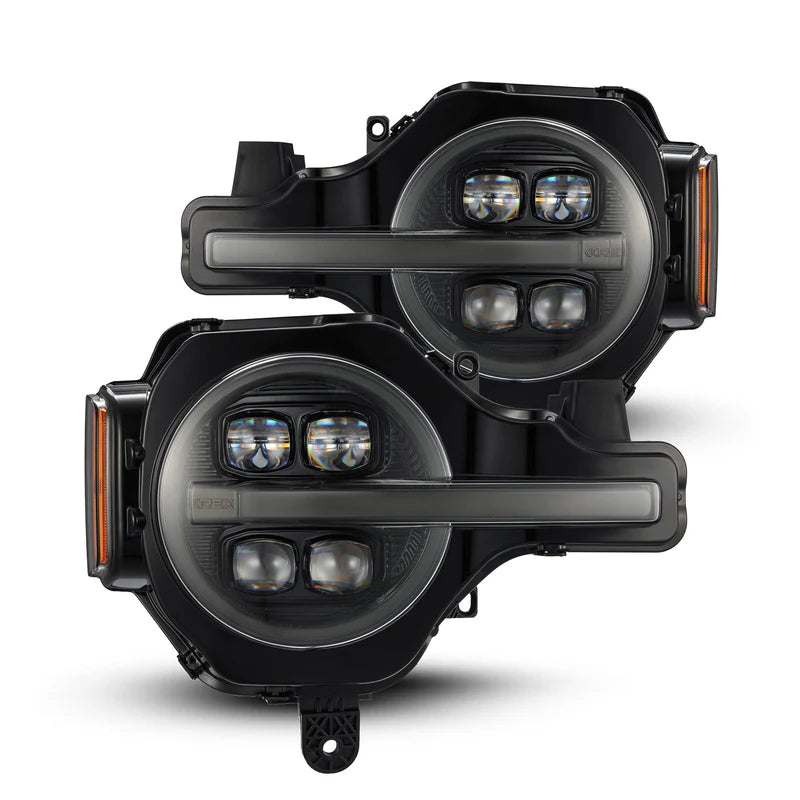 21-25 Ford Bronco / 22-25 Ford Bronco Raptor NOVA-Series LED Projector Headlights Alpha-black