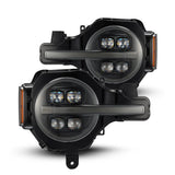 21-25 Ford Bronco / 22-25 Ford Bronco Raptor NOVA-Series LED Projector Headlights Alpha-black
