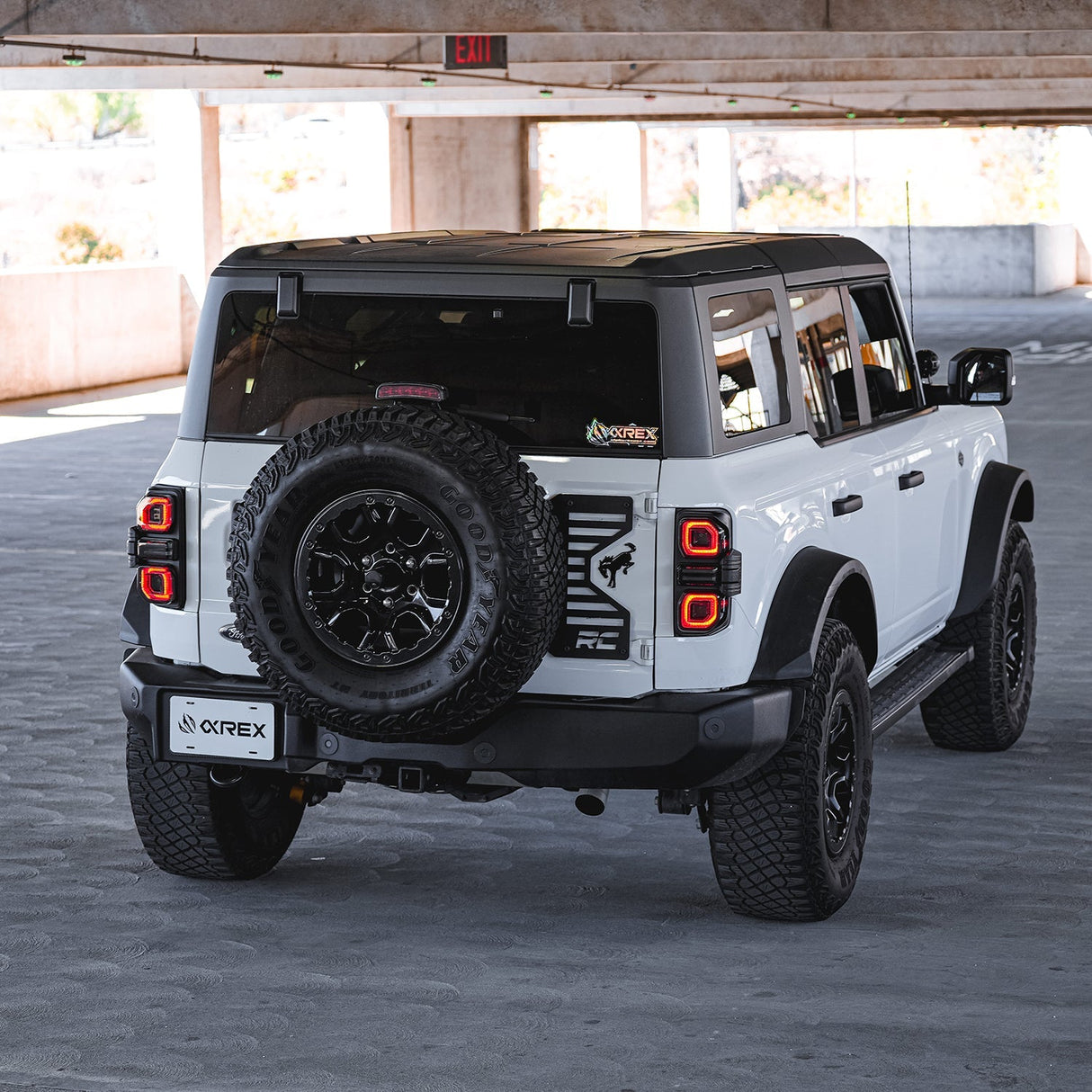 PRE-ORDER: 21-25 Ford Bronco NOVA-Series Prismatic LED Tail Lights Alpha-Black (ETA late Jul)