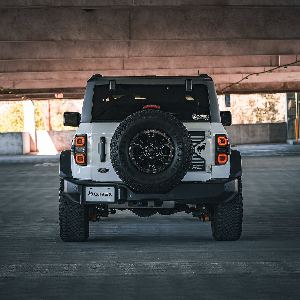 PRE-ORDER: 21-25 Ford Bronco NOVA-Series Prismatic LED Tail Lights Alpha-Black (ETA late Jul)