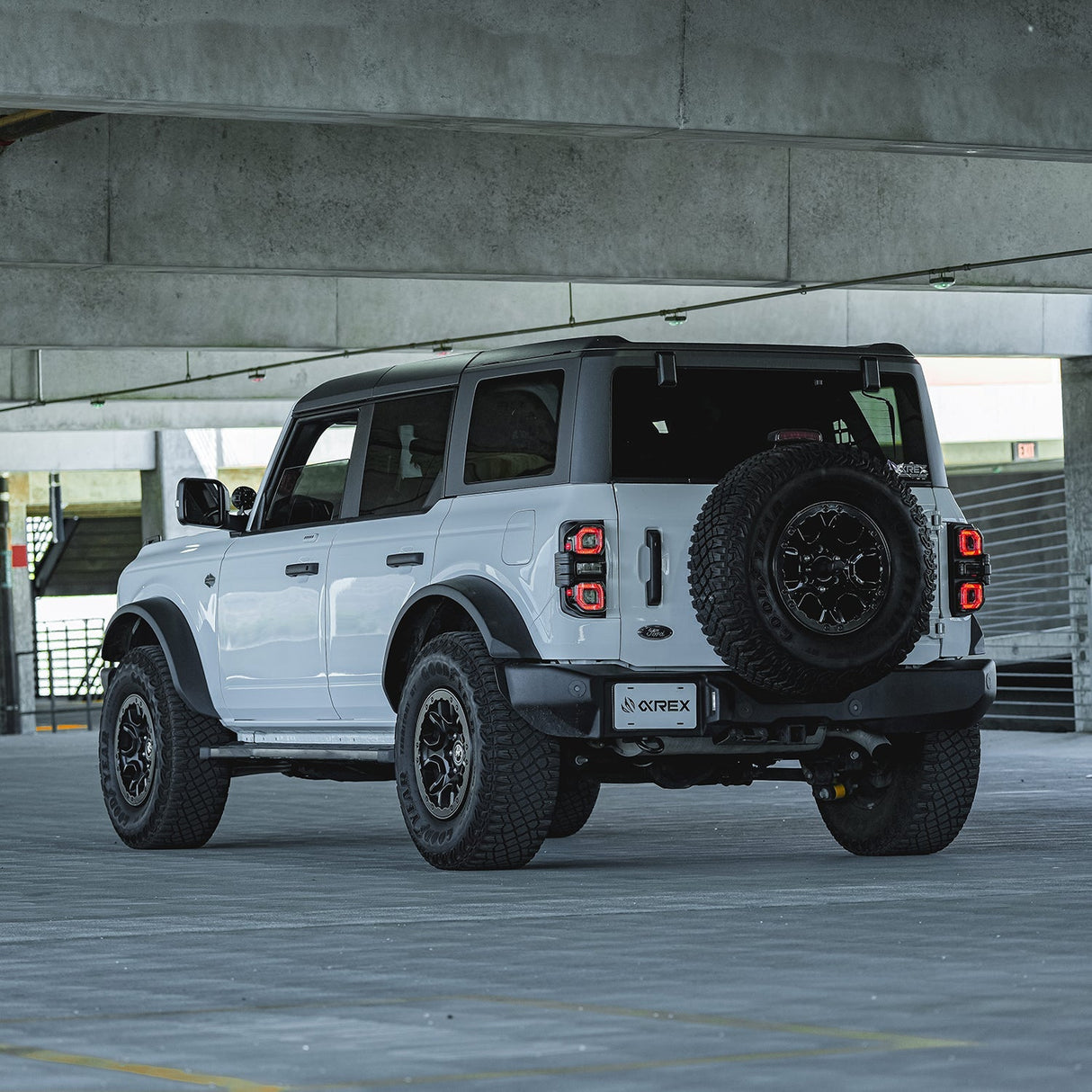 PRE-ORDER: 21-25 Ford Bronco NOVA-Series Prismatic LED Tail Lights Alpha-Black (ETA late Jul)