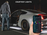 Bluetooth Million Color LED Car Underbody Lighting Kit with Smartphone Control