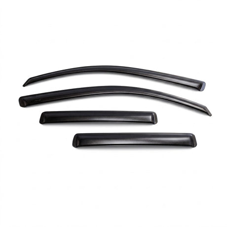 Color-matched low-profile rain guards painted to factory paint code