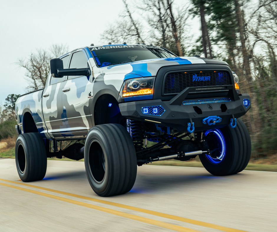 RGB+W Quad Row Wheel Lights