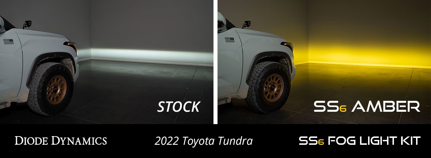 SS6 LED Fog Light Kit for 2022-2025 Toyota Tundra
