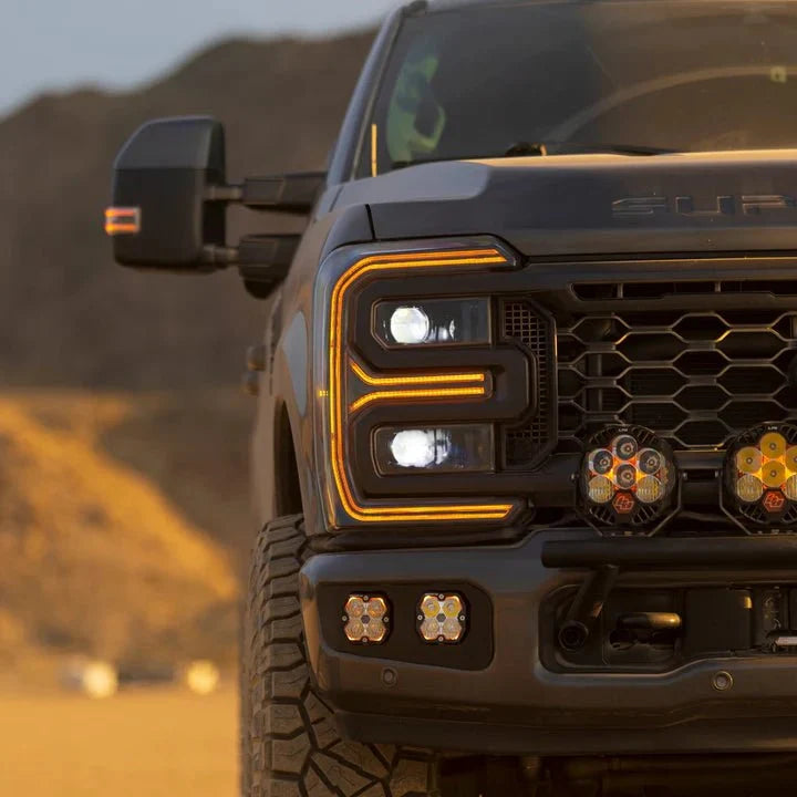 23-26 Ford Super Duty LUXX-Series LED Projector Headlights Chrome
